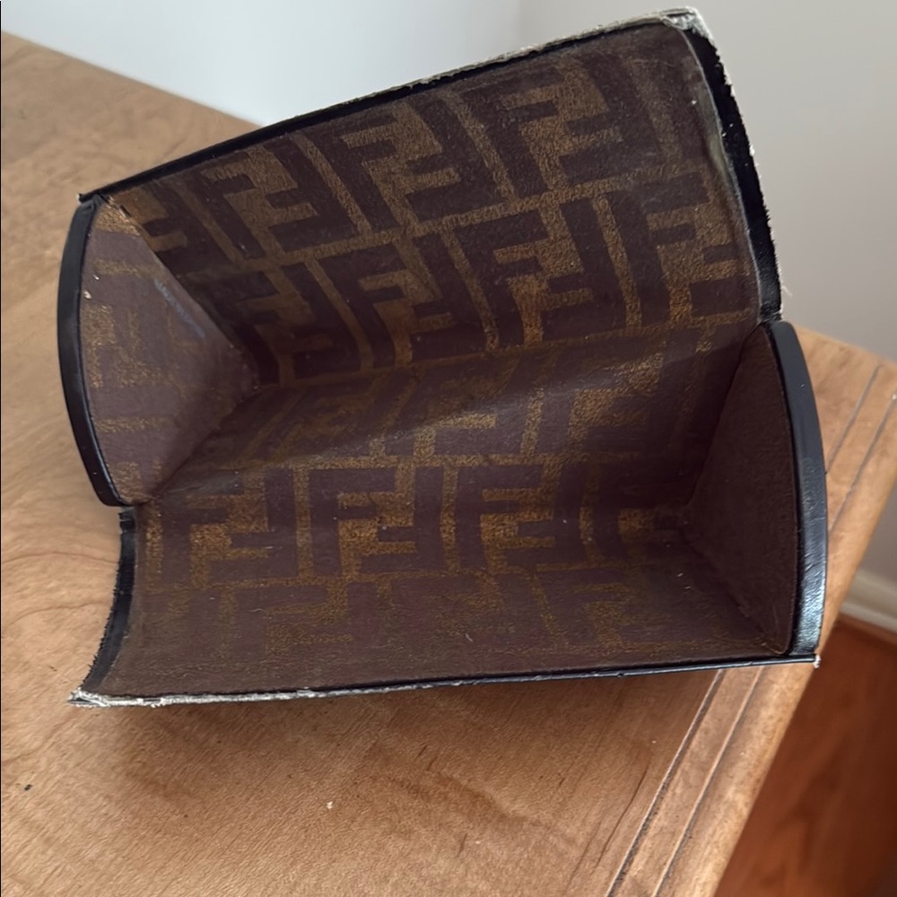 Fendi Black Leather Glasses/ Sunglasses Case